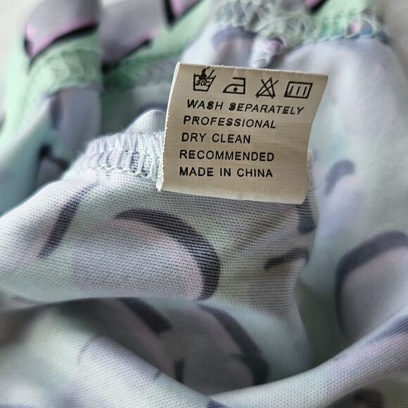 Pit Viper T Flex Tech Soft Stretch T Shirt Womens Size XS Dino Print High Low - Picture 11 of 14